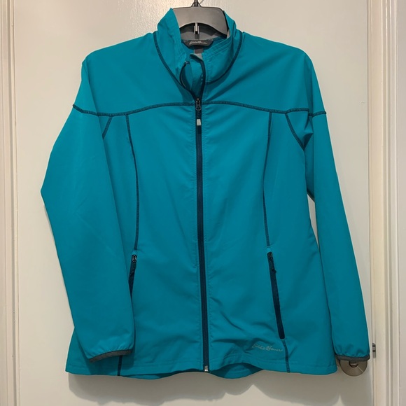 Eddie Bauer Women's Stratify Rainer Jacket (Teal) Size XL - Picture 1 of 6